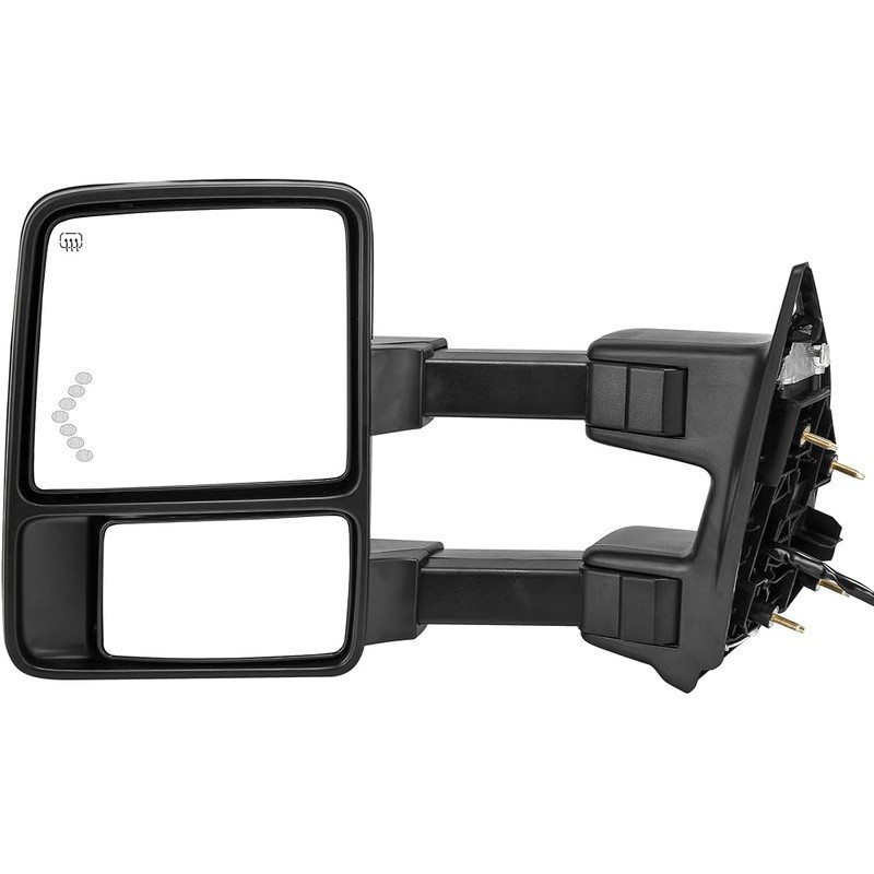 Left Driver Side Power Tow Mirror Heated Telescoping Folding Super Duty New