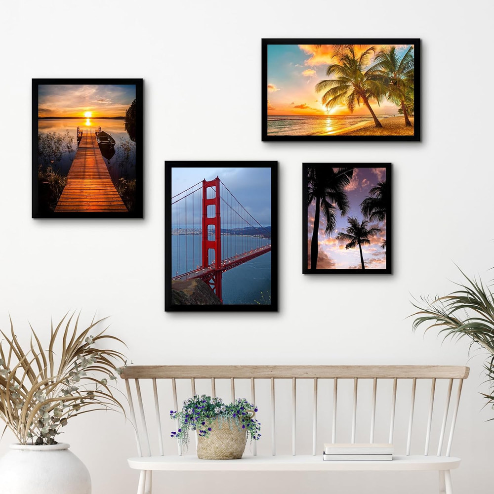 12X16 Frame Wall Hanging Picture Frames, Black, 1 Pack