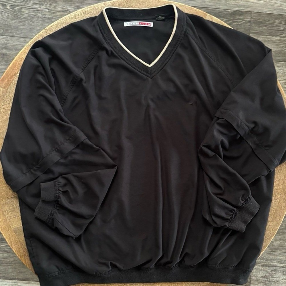 Grand Slam XL long sleeve V-Neck performance gulf pullover jacket