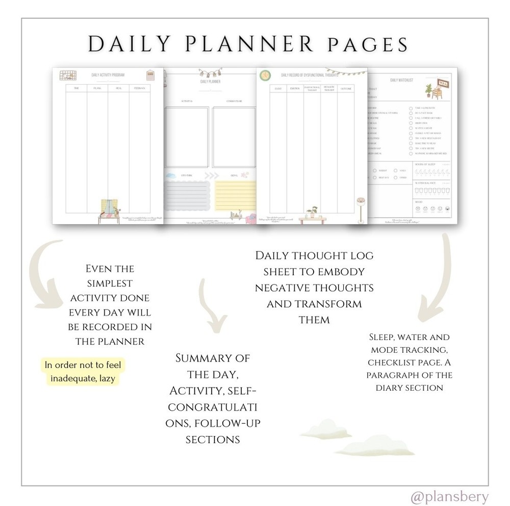 Mental Health Planner Set