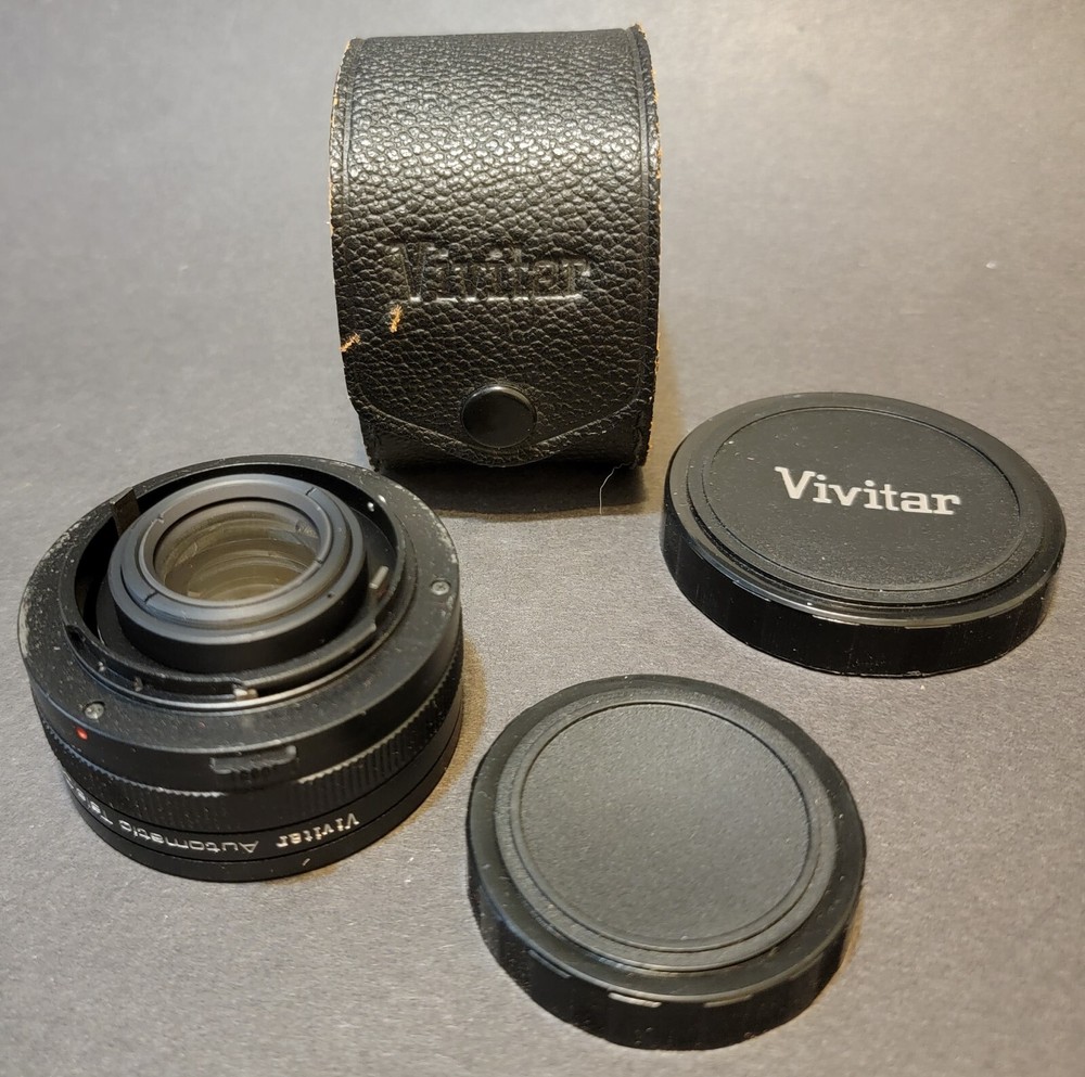 Vivitar 2x Automatic Tele Converter 2X-21 w Case