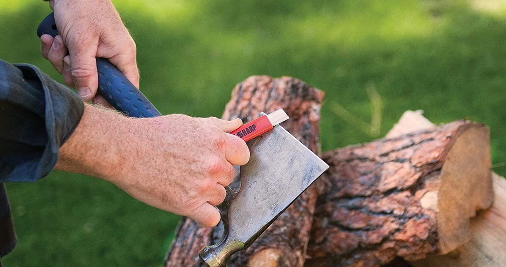 2-PACK x "The Original" Speedy Sharp Carbide Sharpener, Knife Sharpener, Orange