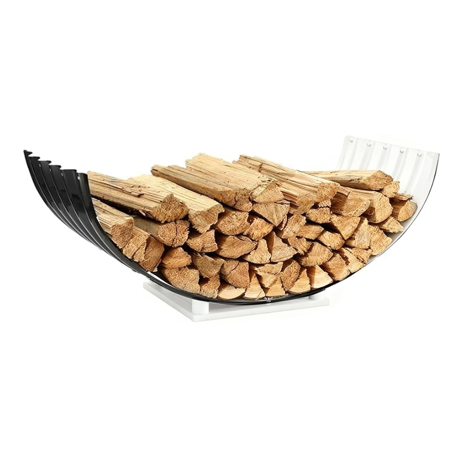 48" Round Galvanized Steel Fire Ring Pit for Backyard, Camping, Bonfire