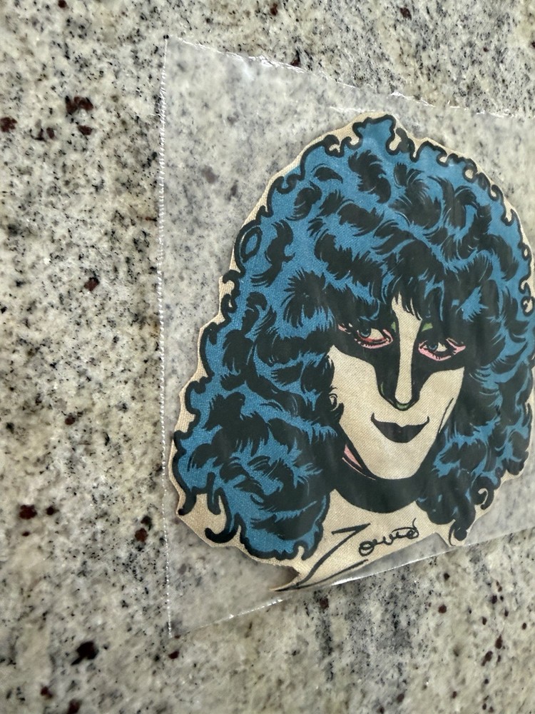 KISS 1980 SEALED ERIC CARR LARGE IRON ON PATCH MEXICO AUCOIN VINTAGE VERY RARE