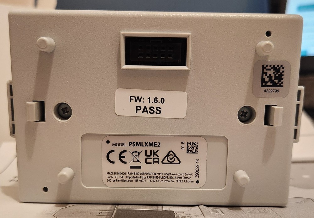 Rain Bird PSMLXME2 ProSmart Module for Flow Sensor Input with 2nd MV Port F22170