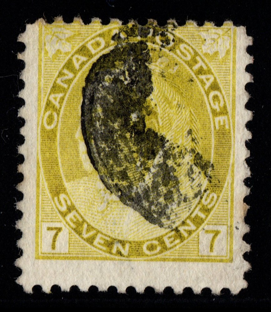 #81 Numeral 7c Canada used