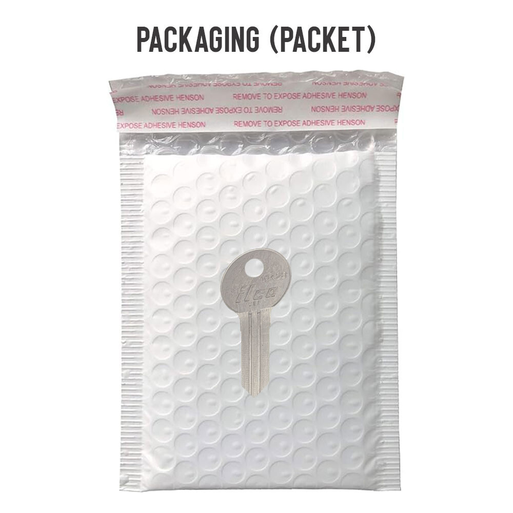 1042B Key Blank – Nickel