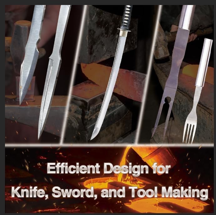 Versatile Stainless Steel Forge Kit with High Temperature Performance and Manual