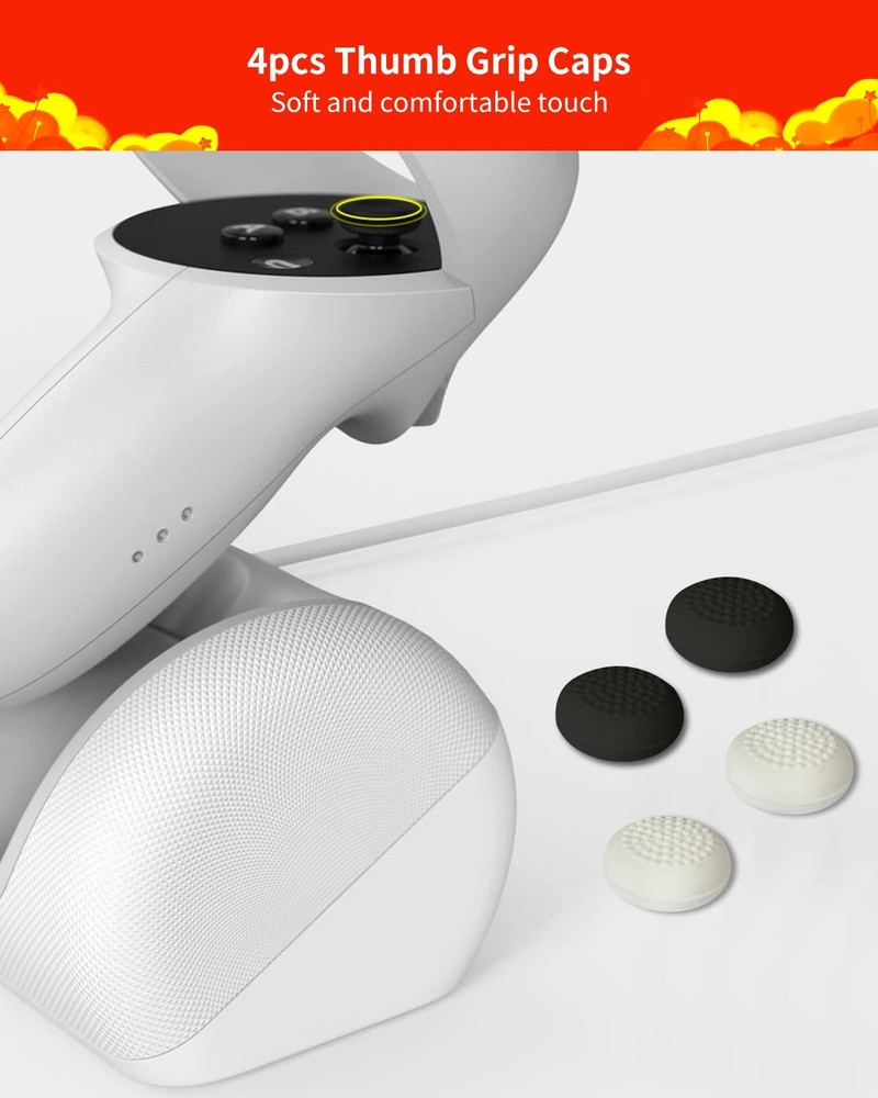 Joystick Replacement Kit for Oculus Quest 2/3 Controller Repair Kit for Meta ...