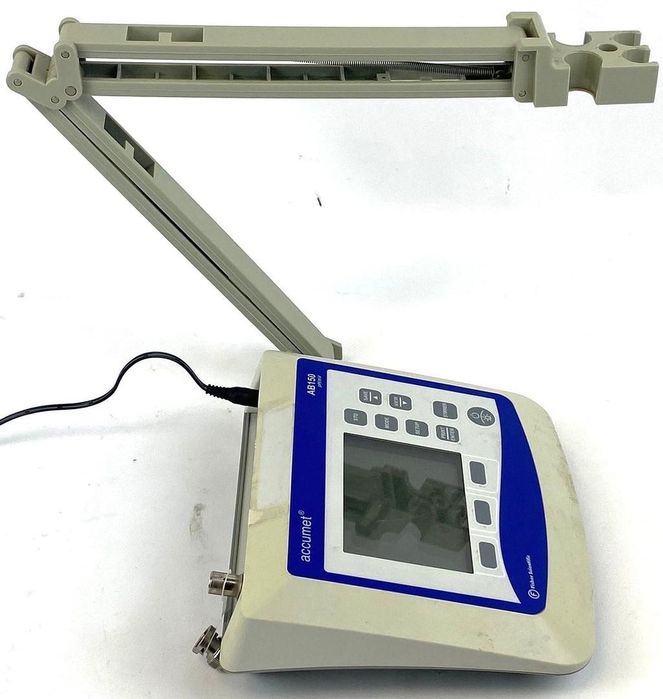 Fisher Accumet AB150 pH-mV Meter with Electrode and Support Arm