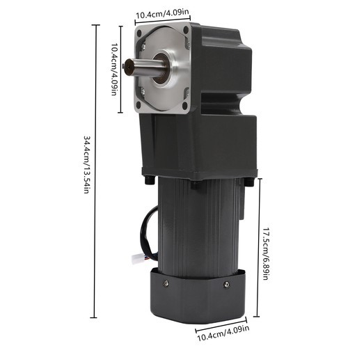 110V 200W Adjustable Speed AC Gear Reduction Motor Reversible Motor w/Controller