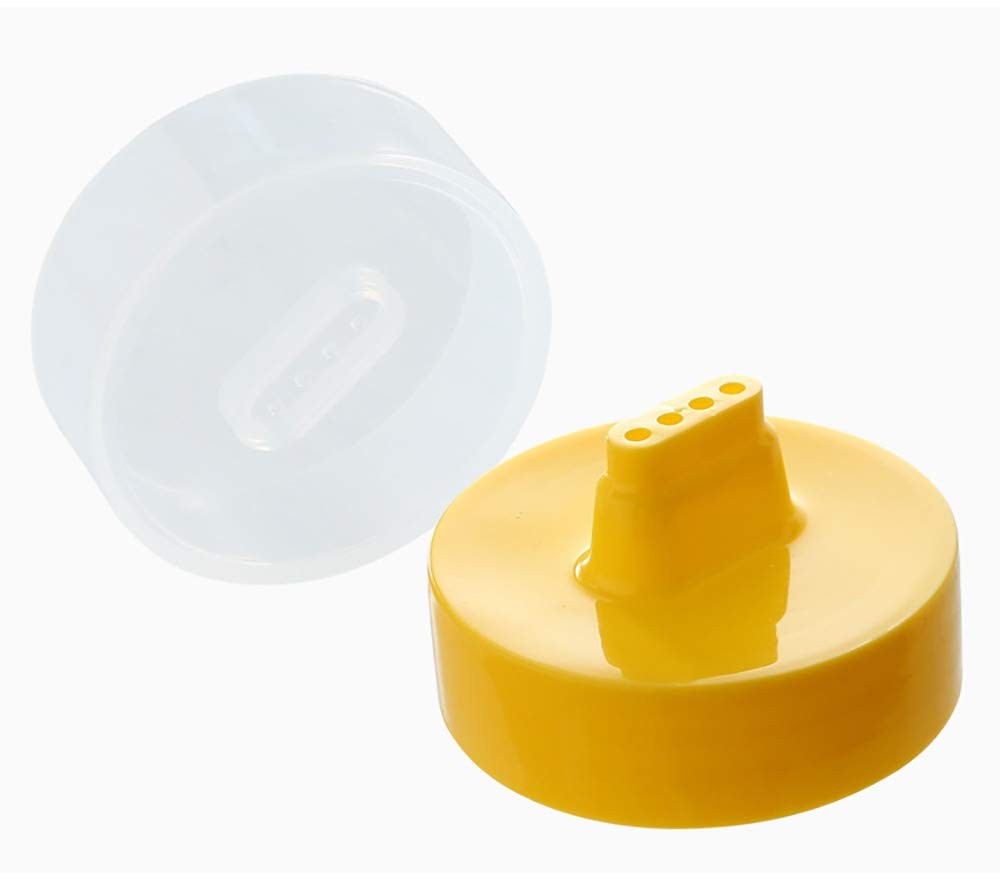 2-pack Porous Squeeze Bottles Leak Proof Refillable Condiment Container
