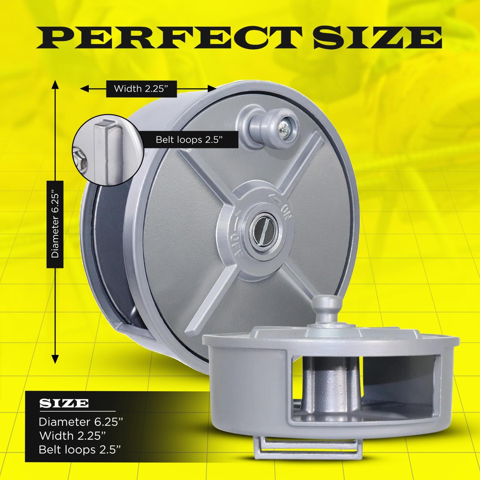 6" Aluminum Tie Wire Reel Coil Uncoil Cord Holder Lightweight High Quality!