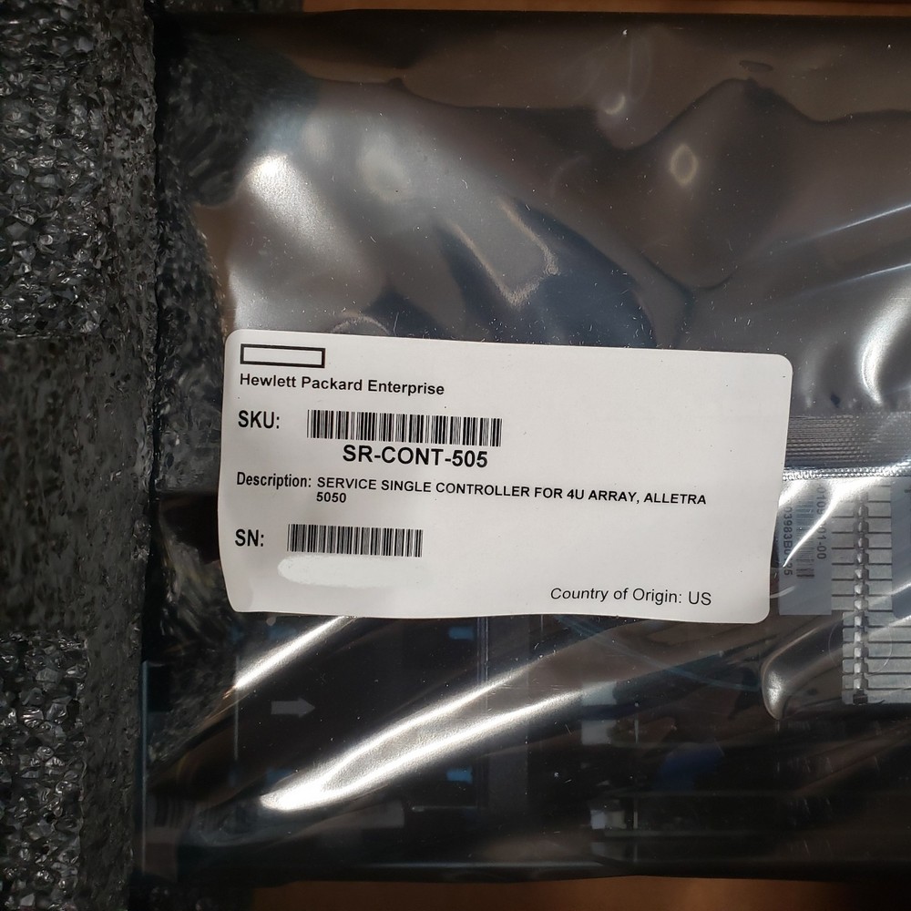 HPE Alletra Storage 5050 Array 4U Service Single Controller SR-CONT-505 / SEALED
