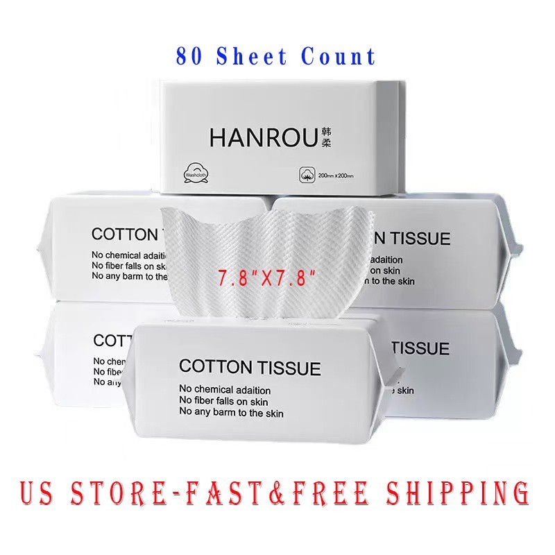 Disposable Soft Face Towels,Plant Fiber Facial Cleansing Towels