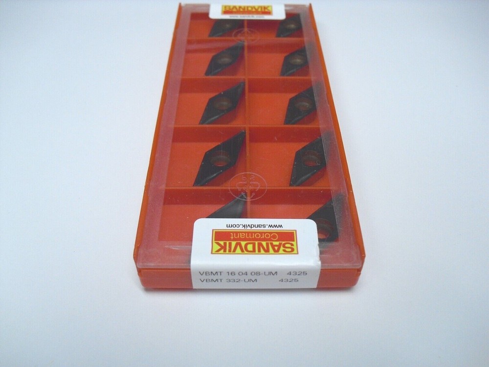 VBMT 332 UM 4325 SANDVIK Insert **10PCS** Genuine