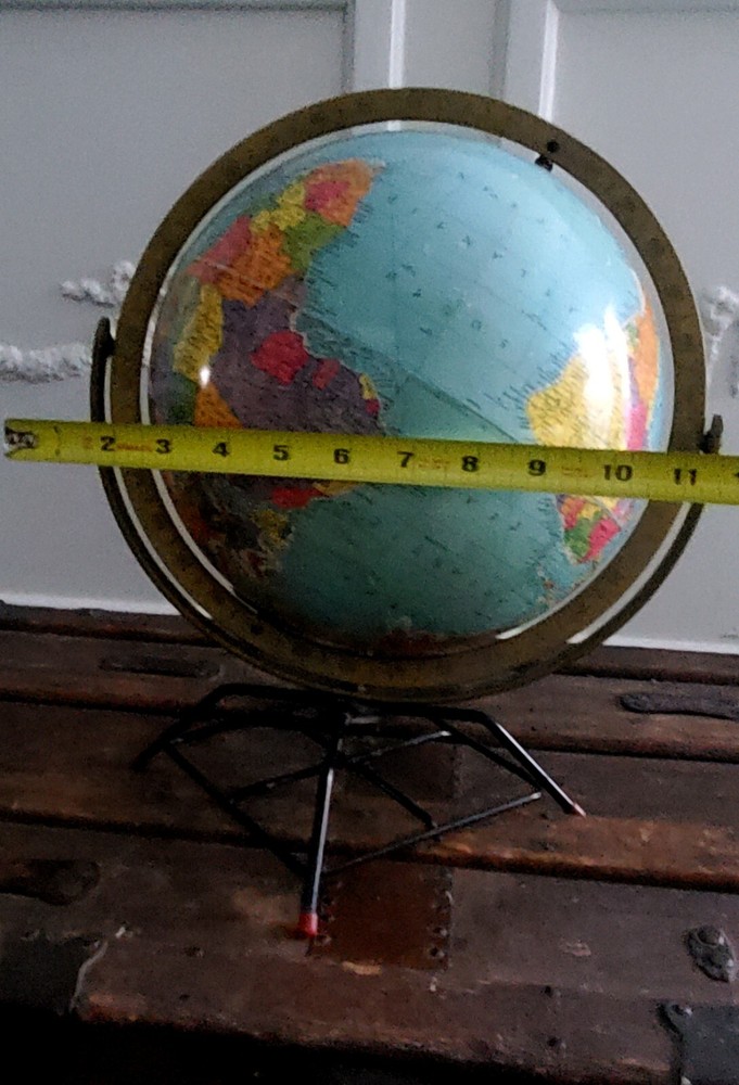 Vintage 50's Repolge Reference Globe