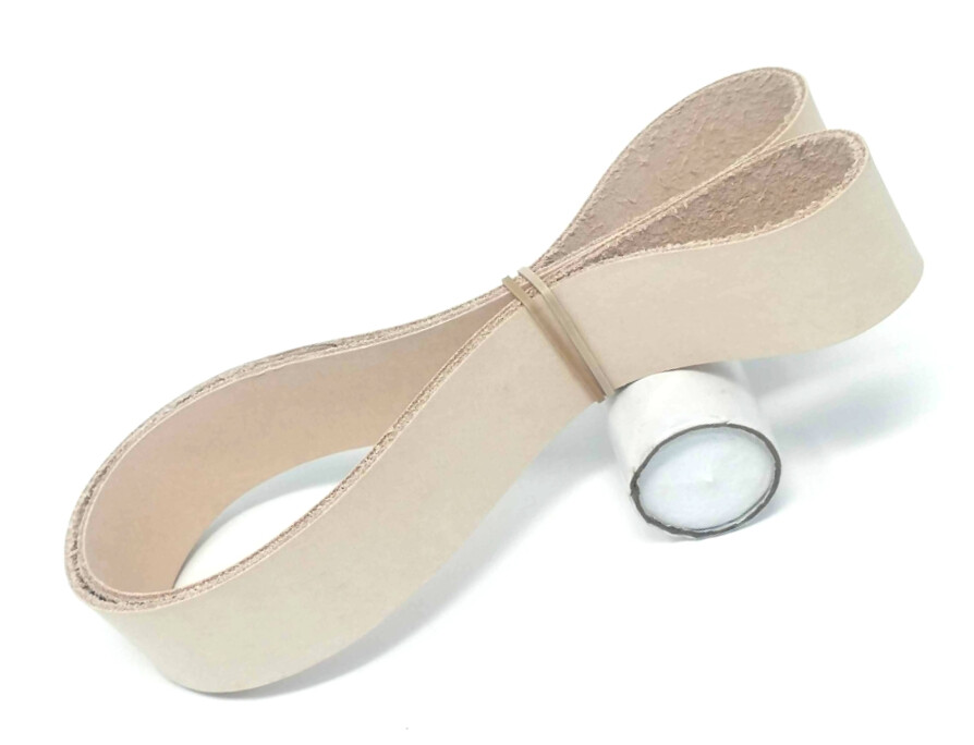 1x30 in. Leather Honing Belt SUPER STROP fits 1x30 Belt Sanders Razor Sharp Edge