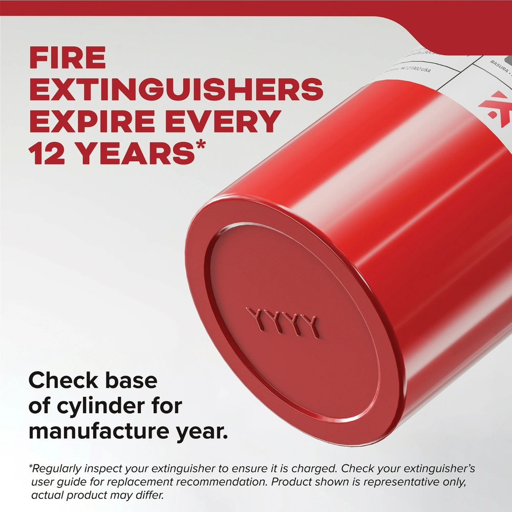 Kidde Auto Fire Extinguisher, UL Rated 5-B:C, Model KD61-5BC