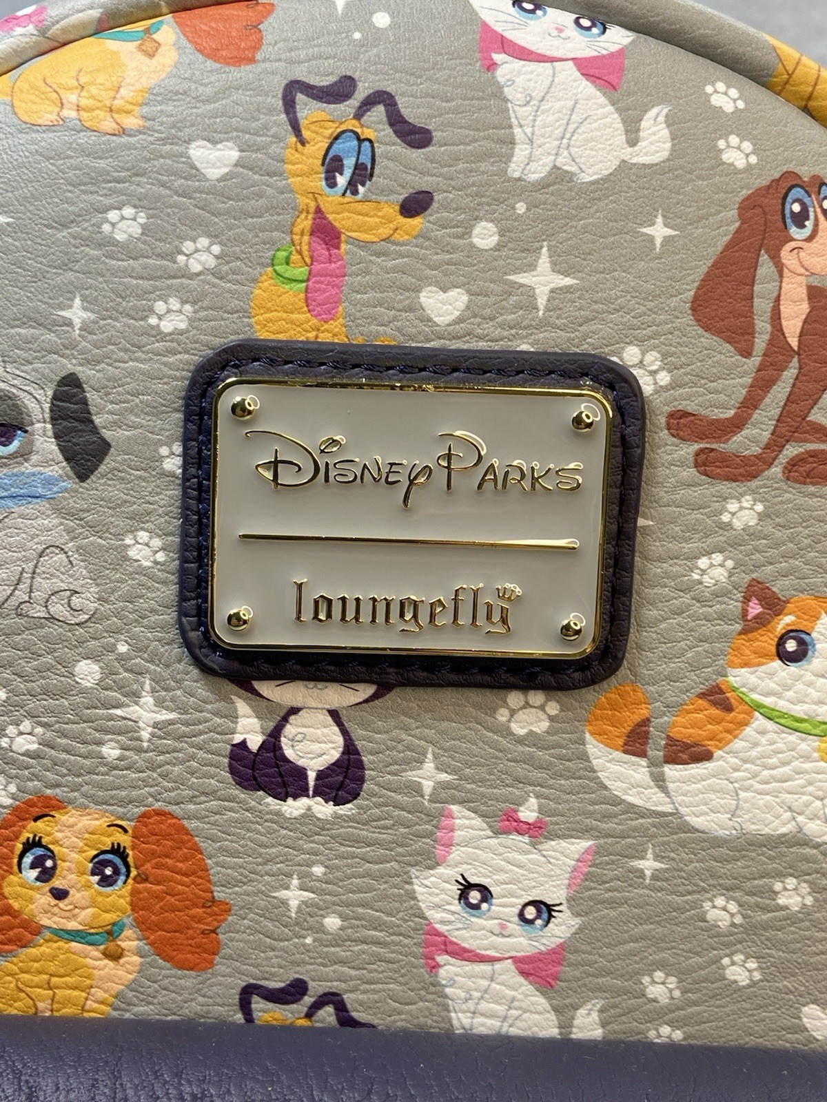 Disney Parks Loungefly 2025 @Pets” Cats, Dogs, Pluto, Marie Loungefly Backpack