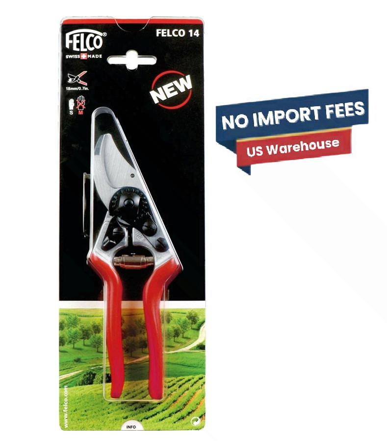 Felco F-14 Pruner High Performance Pruning Shears ERGONOMIC MODEL New