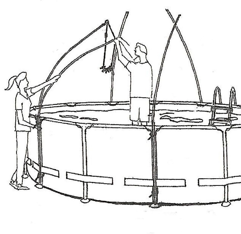 Above Ground Pool Dome Cover Screen