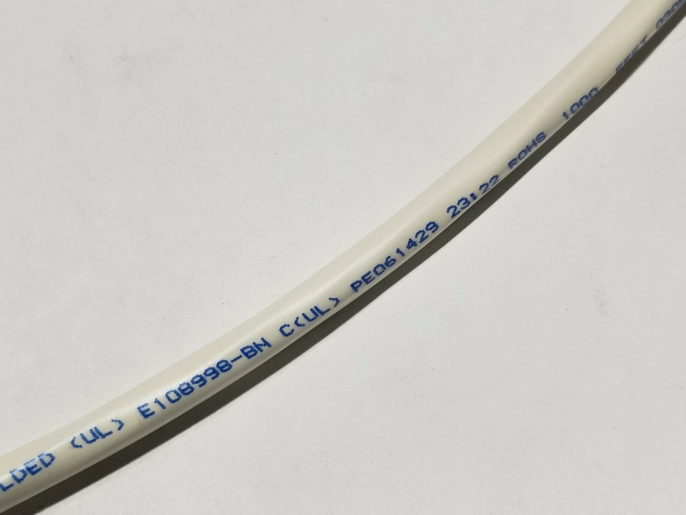 Belden Wire 6302FE 18/4C Shielded Control/Speaker/Audio Cable Plenum White /50ft