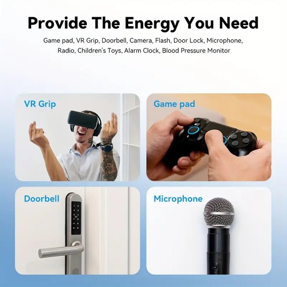 NEW 4 PCS PUJIMAX 4255mWh 1.5V AA Rechargeable Li-ion Batteries with Charing Box