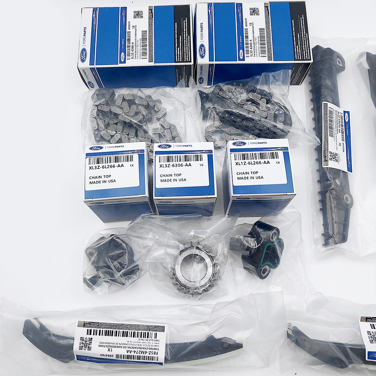 OEM TIMING CHAIN KIT COMBO FOR 2000-2010 FORD SET 9 F-150 5.4L V8 SOHC STOCK US