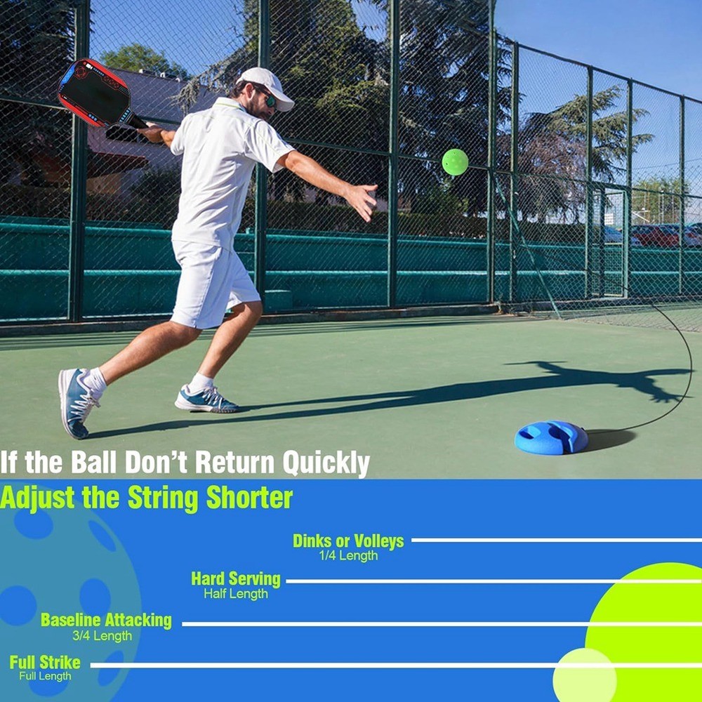 Match Buddy Trainer, Trainer with String, Easy to Use Rebounder for9860