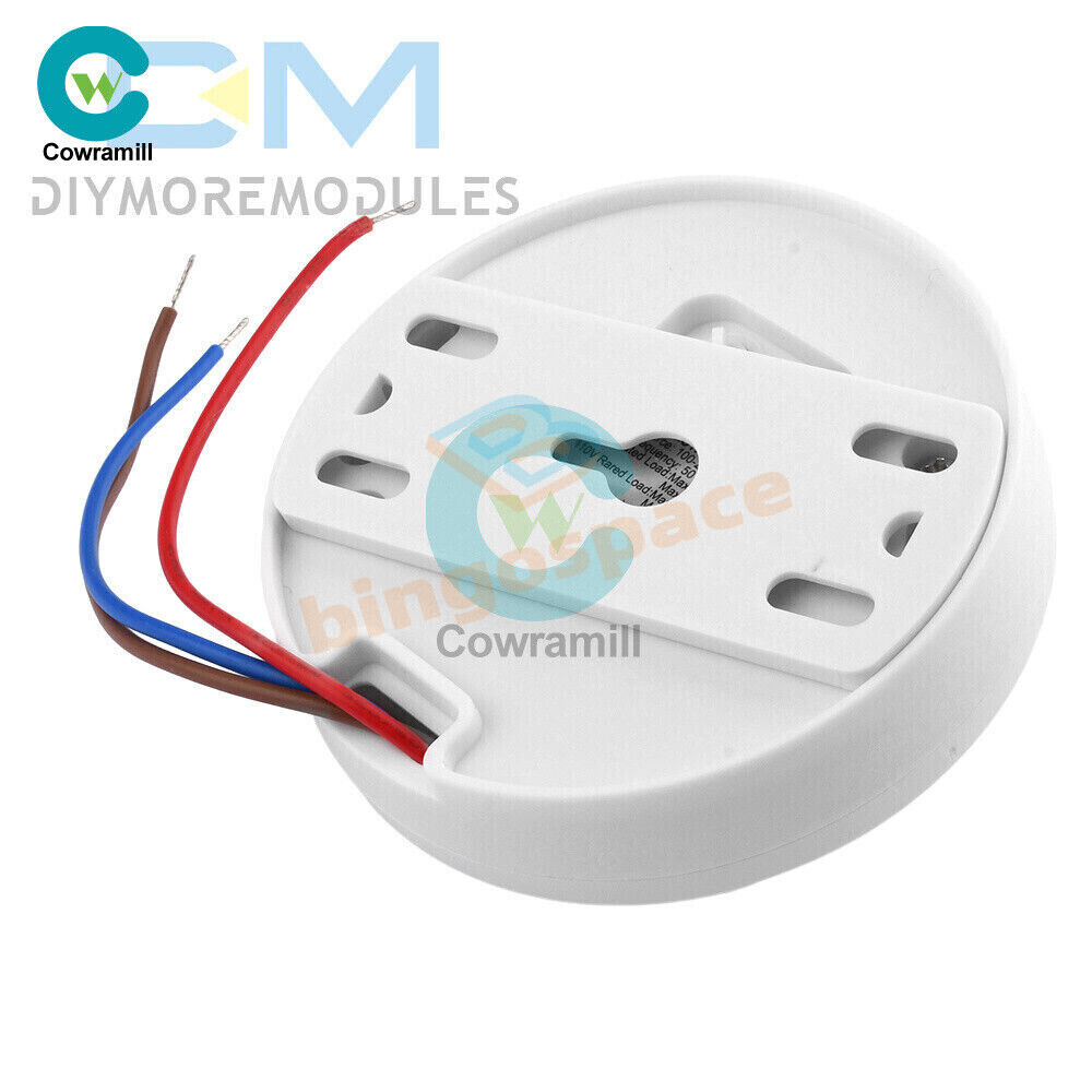 AC85-265V Infrared PIR Motion Induction Sensor 360° Detection For Ceiling Light