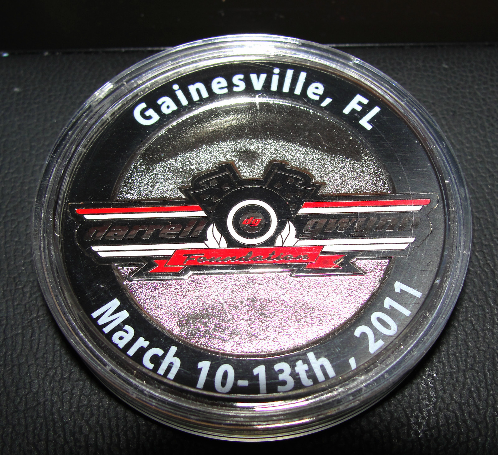 DARRELL GWYNN FOUNDATION RACE FOR CHARITIES 2011 COIN MEDALLION GAINESVILLE FL