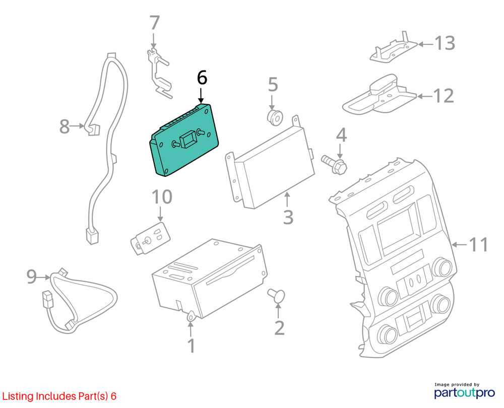 ESCAPE 2019 Chassis ECM 3197037