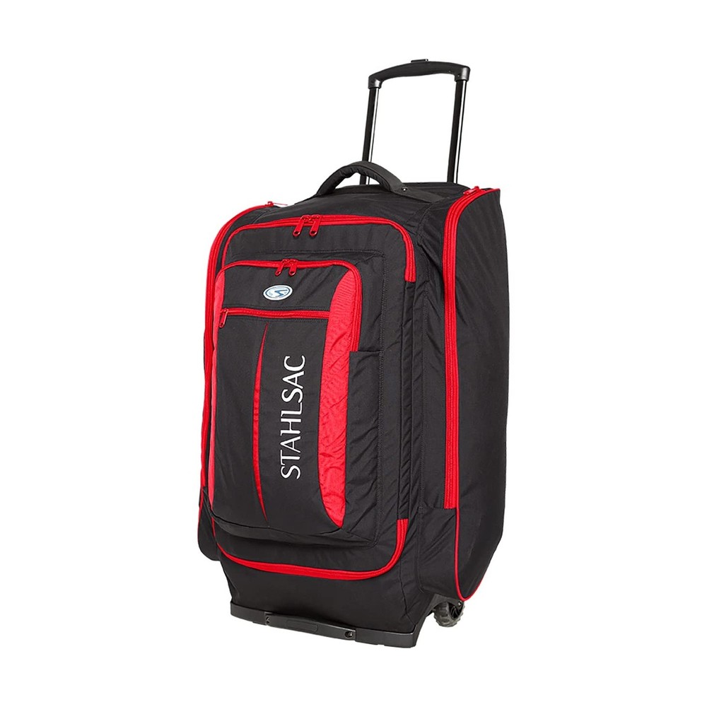 Stahlsac Caicos Cargo Pack: Scuba dive bag, large 133L capacity, rolls Red