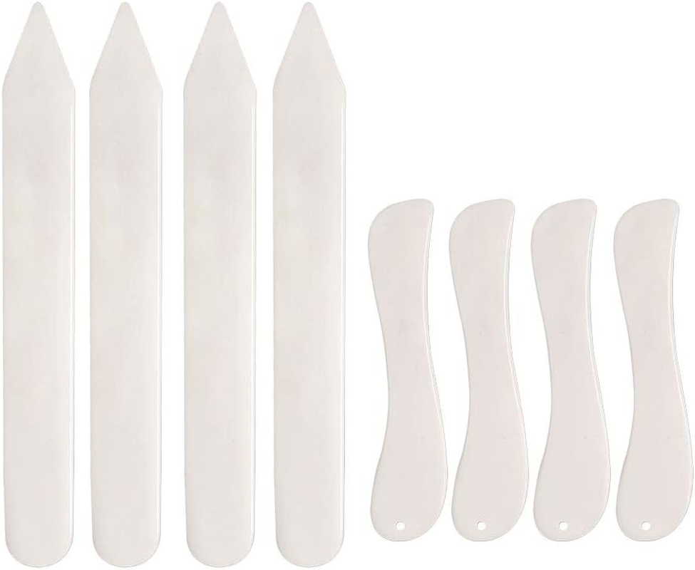 8 PCS Bone Folder Tool, Plastic Bone Folder Paper Creaser Set Scoring Tool for P