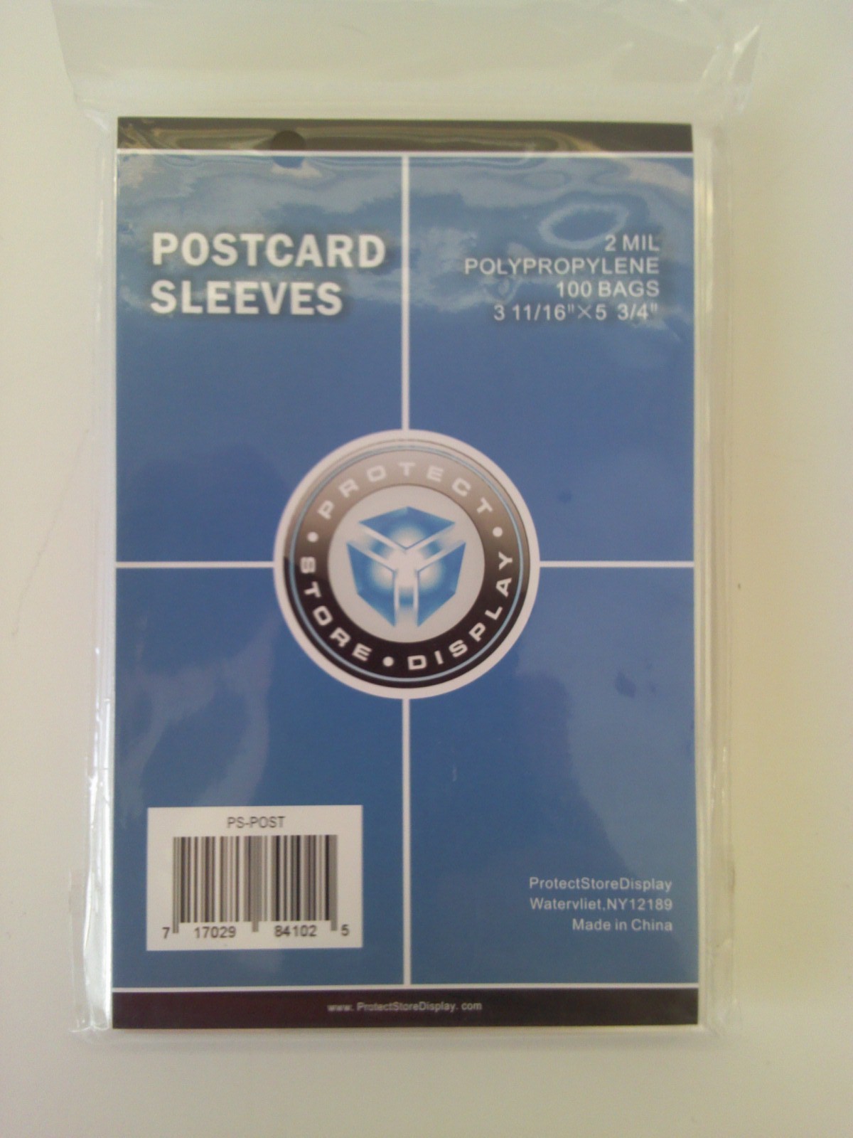 CSP Postcard Sleeves Protectors Package of 100 No PVC NIP 2 mil 3 11/16 x 5 3/4