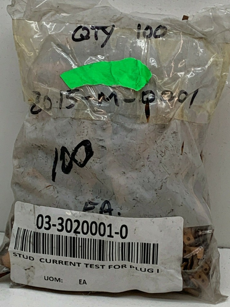 (10-Pack) 03-3020001-0 Stud Current Test for Plug, 2015-M-0001