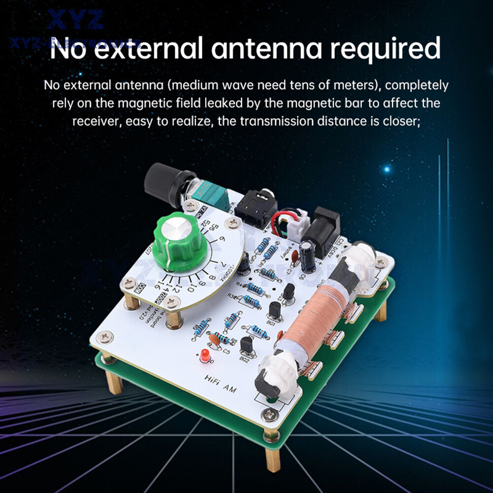 525~1605kHz Medium Wave AM Radio Transmitter DIY Circuit Board Radio Module 6V
