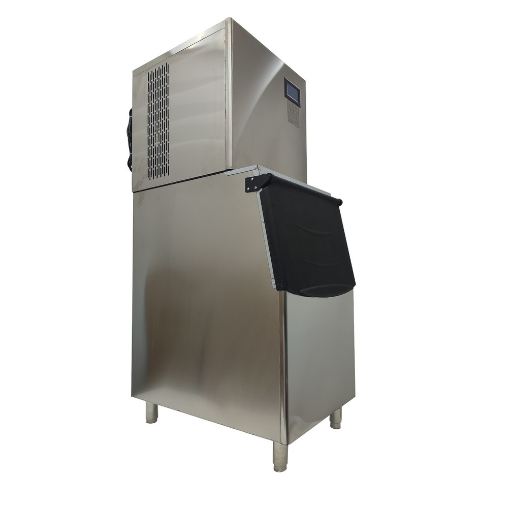 Ice Maker Automatic Commercial Ice Making Machine Storage Capacity 100KG 110V