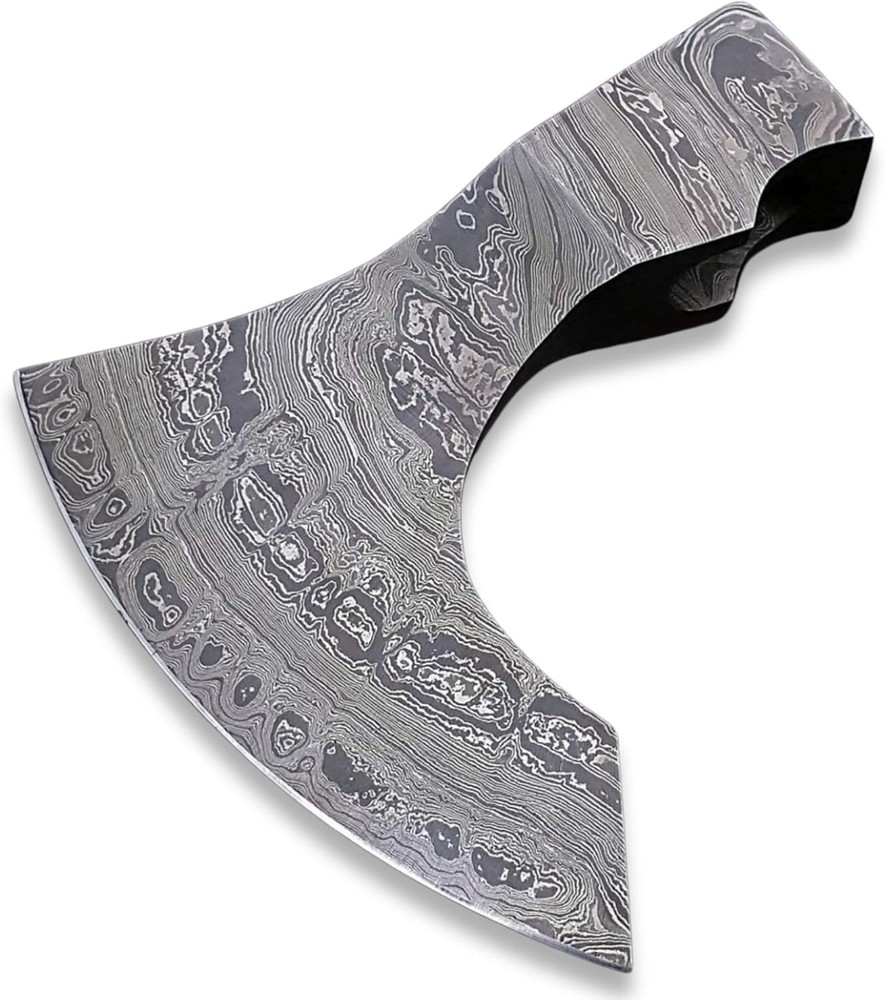Custom Handmade Damascus Tomahawk Head, Hatchet Head, Axe Head, Viking Axe Head,