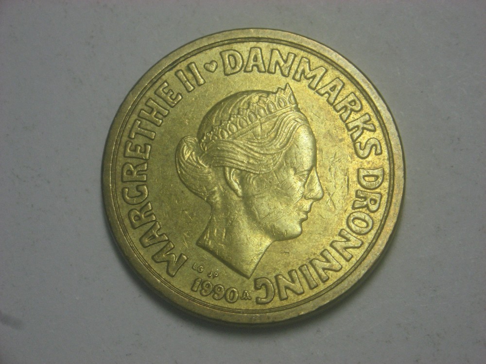DENMARK   10 KRONER  1990