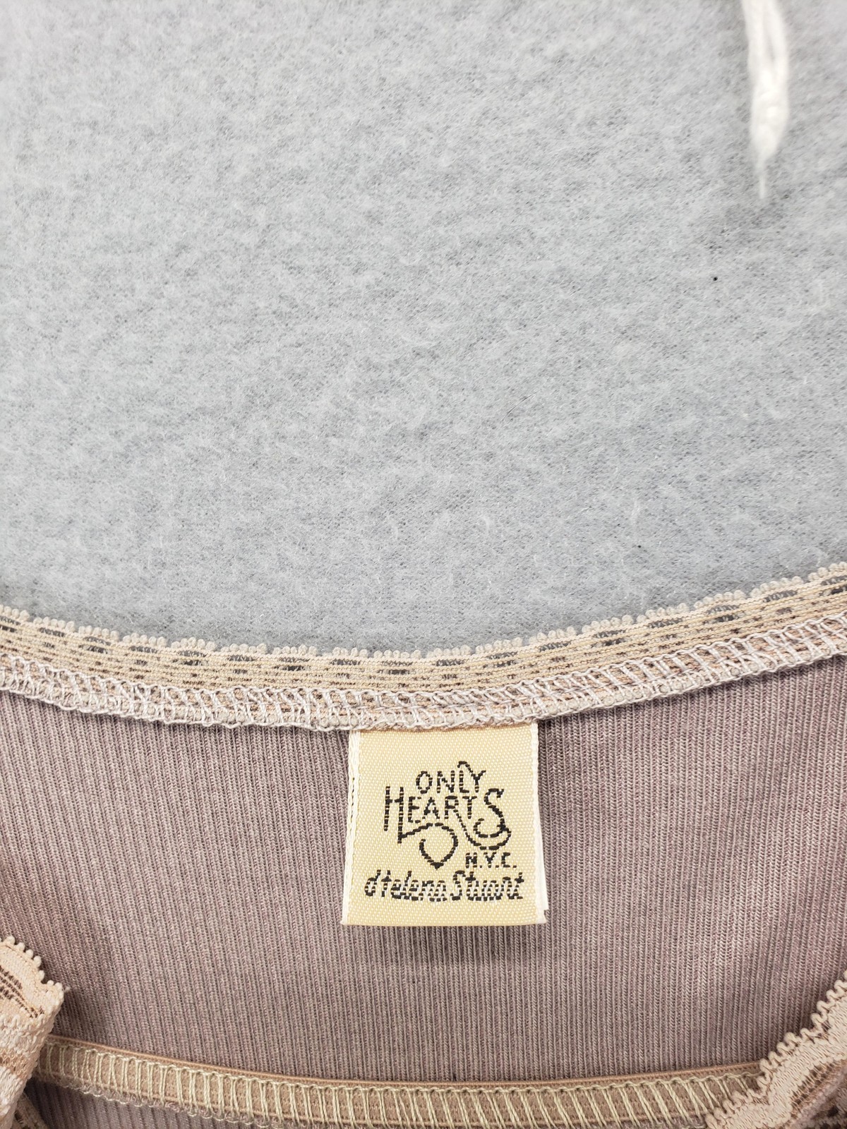 Only Hearts Camisole Womens Small Lace Trim Modal Spandex Tank Top Lingerie