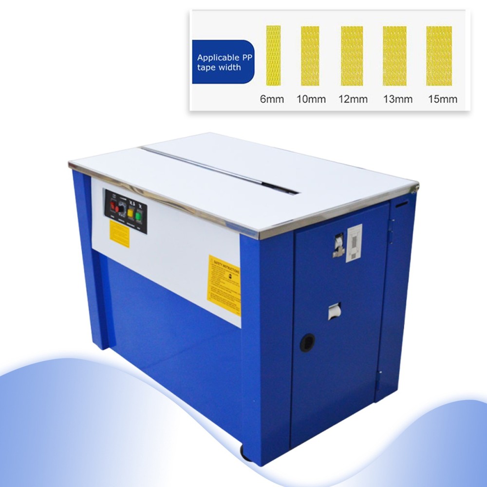 110V KZ-900 Semi-Automatic 6-15MM Width PP Tape Strapping Packaging Machine