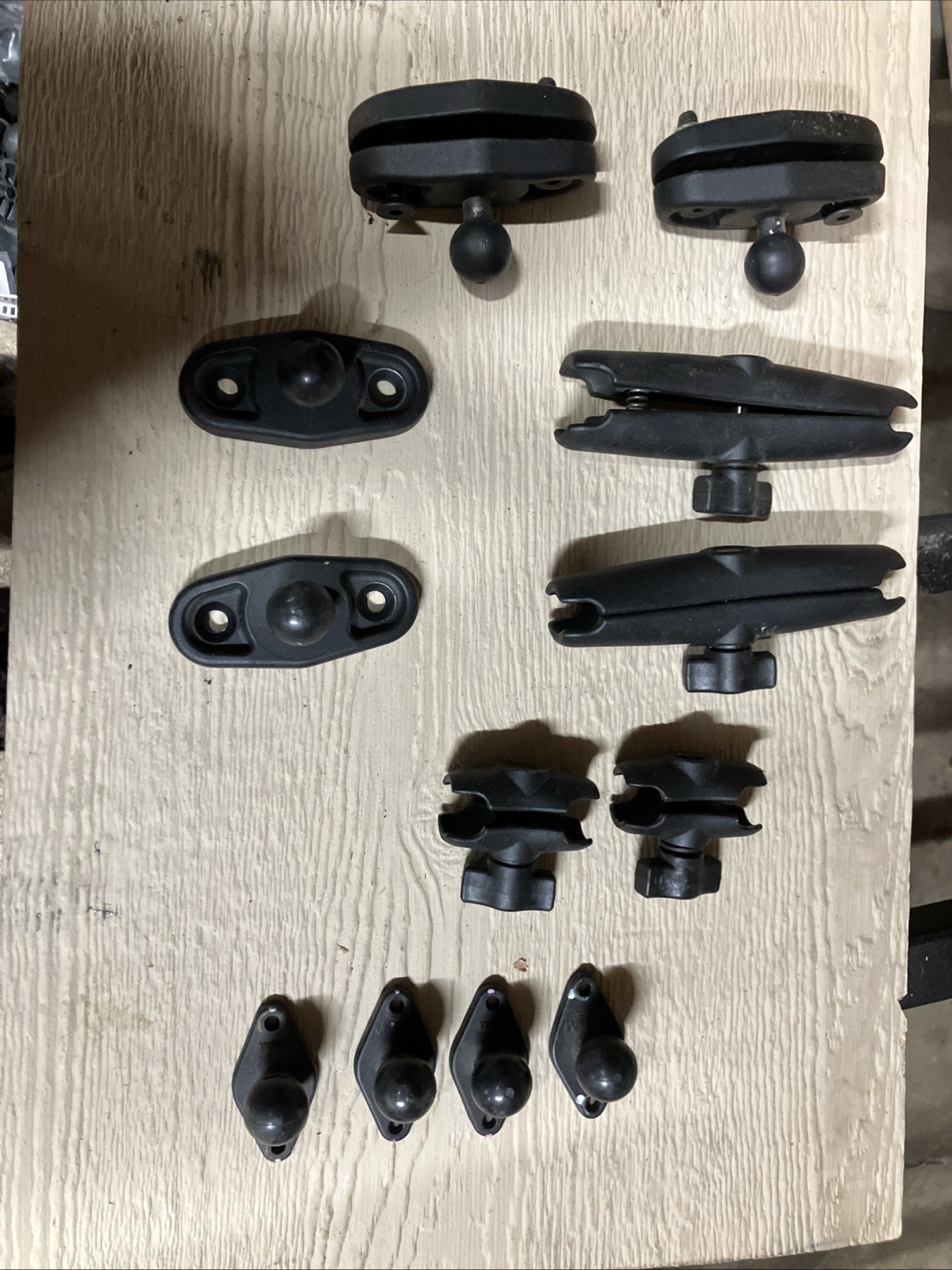 12 Pc RAM®  1in Ball Mount Double Socket Arm Assortment Set