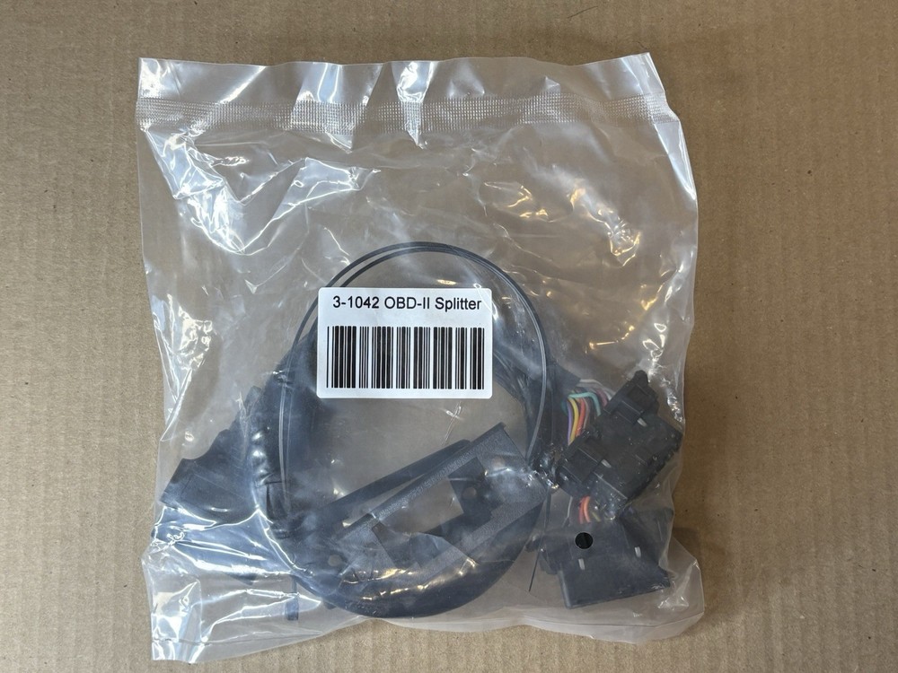 OBD II Splitter Extension w/ Y Cable Covert Underdash Mount GPS Tracking Devices