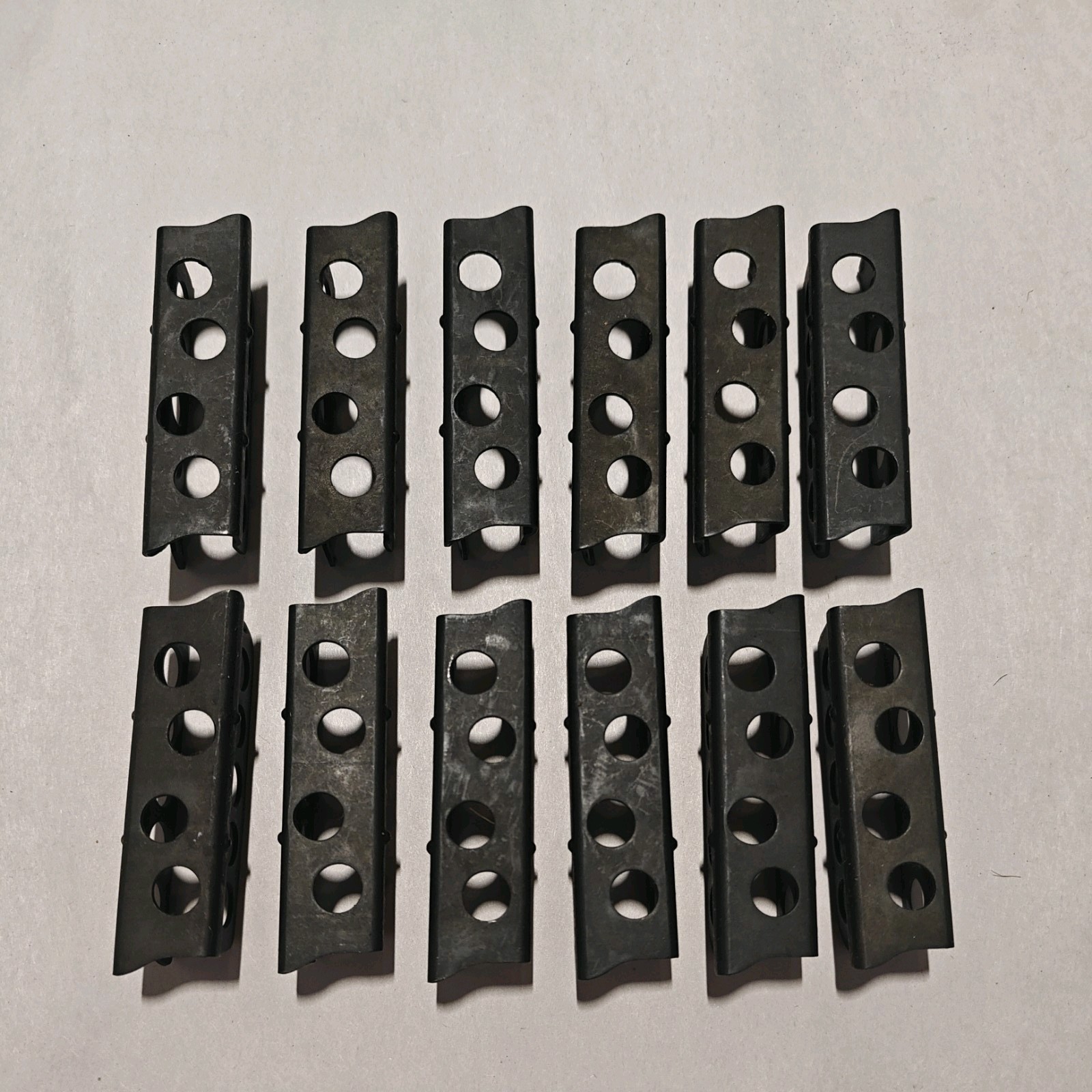 SET OF 12 BRITISH LEE ENFIELD 303 CLIPS WITH 2 POCKET AMMO POUCHES