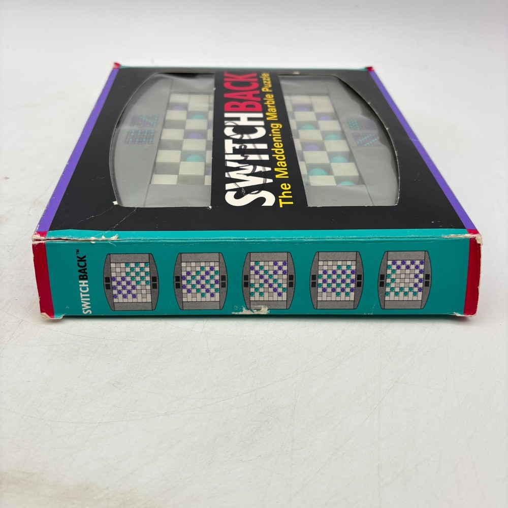 VINTAGE Switch Back Puzzle Game COMPLETE Binary Arts 1993 Challenges Puzzles