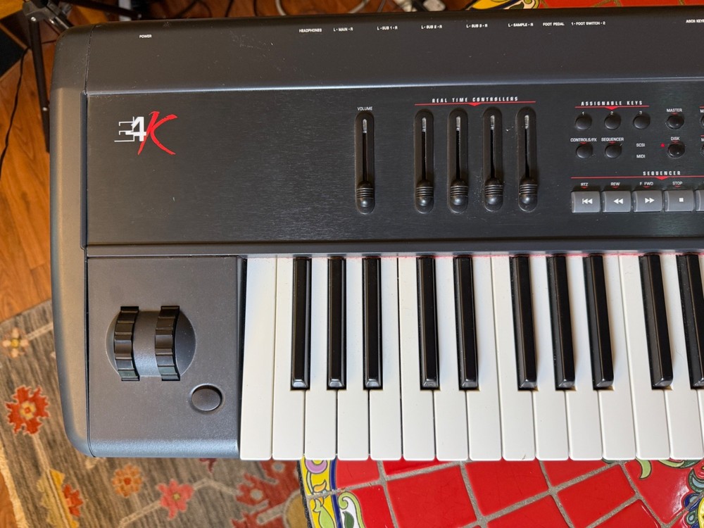 E-MU E4K 76 key Sampler Sequencer Workstation EIV