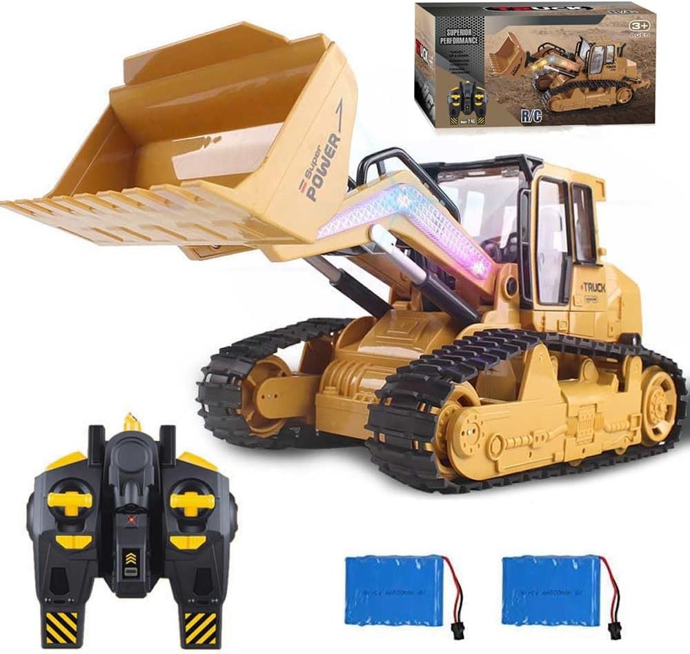 RC Skid Steer Loader Construction Truck 1/14 Remote Control Bulldozer...