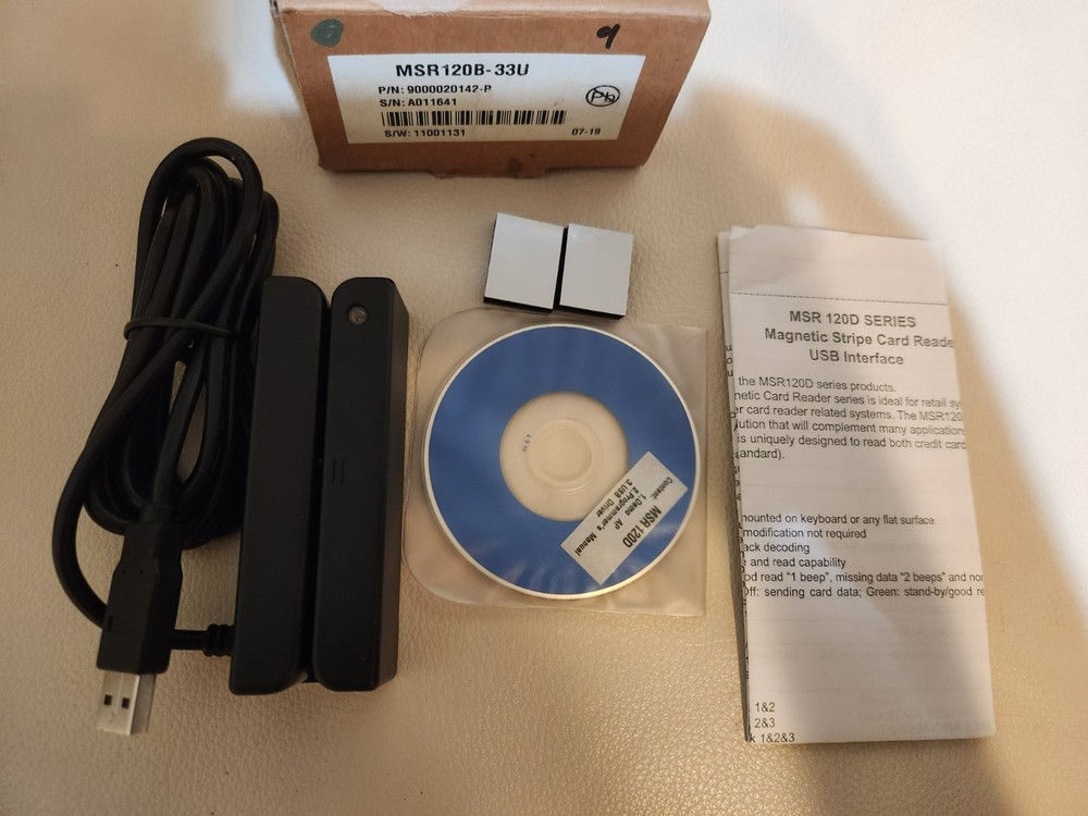 Unitech Magnetic Stripe Reader MSR120B-33U